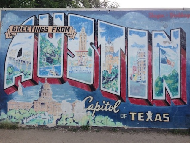 Welcome to Austin wall art